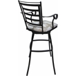 Pemberly Row Aluminum Stool 34
