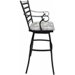 Pemberly Row Aluminum Stool 34