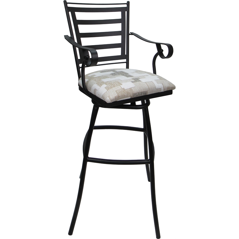 Pemberly Row Aluminum Stool 34