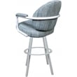 Pemberly Row Swivel Counter Metal Bar Stool 26