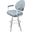 Pemberly Row Swivel Counter Metal Bar Stool 26