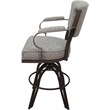 Pemberly Row Swivel Tilt Metal Counter Stool 24