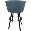 Pemberly Row Swivel Metal Bar Stool 30