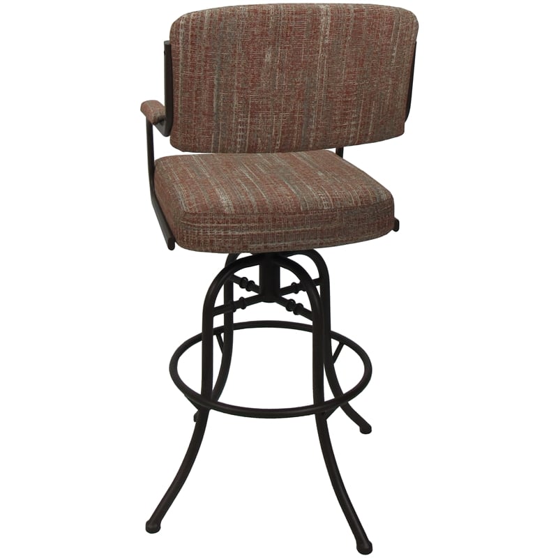 Pemberly Row Swivel Tilt Metal Bar Stool 30