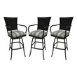 Pemberly Row Set of 3 Outdoor Indoor Extra Tall 34