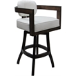 Pemberly Row Swivel Wood Counter Stool 26