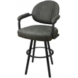 Pemberly Row Swivel Metal Bar Stool 30