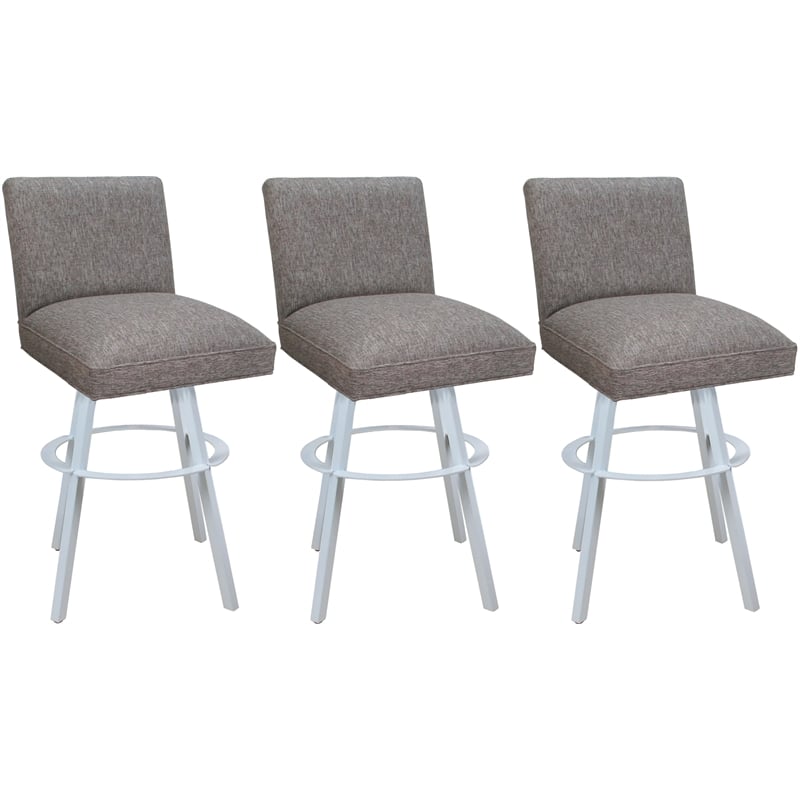 Pemberly Row Set of 3 Swivel Counter Stools 26