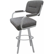 Pemberly Row Swivel Metal Bar Stool 30