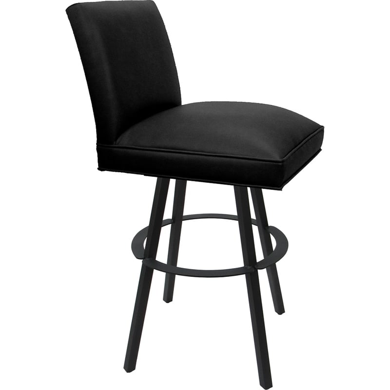 Pemberly Row Swivel Metal Counter Stool 26