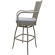 Pemberly Row Outdoor/Indoor Swivel Bar Stool 30