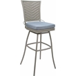 Pemberly Row Outdoor/Indoor Extra Tall Swivel Stool 34
