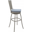 Pemberly Row Outdoor/Indoor Extra Tall Swivel Stool 34