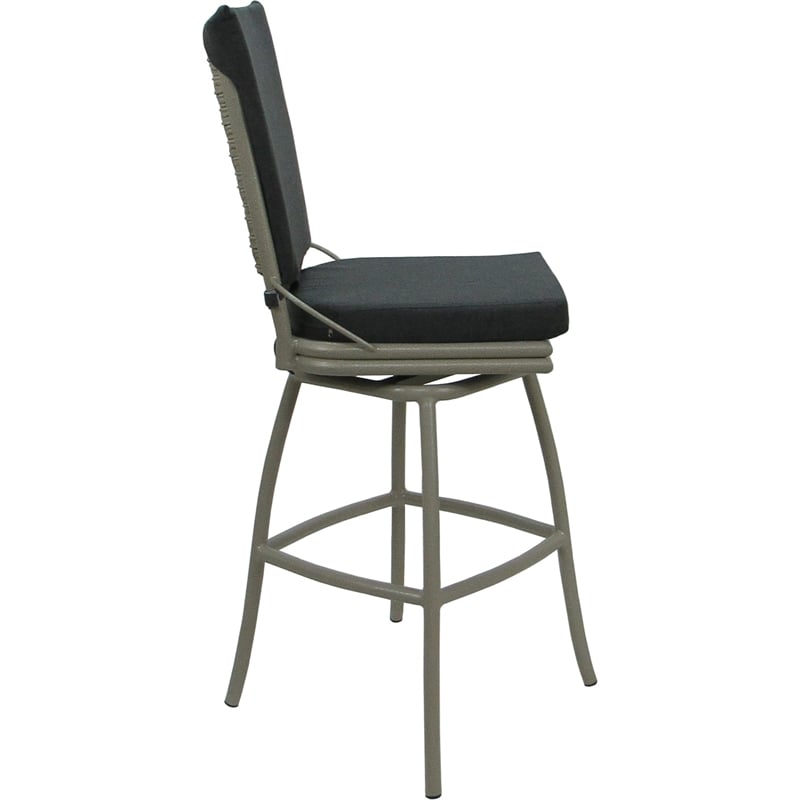 Pemberly Row Outdoor/Indoor Swivel Counter Stool 26