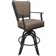 Pemberly Row Swivel Tilt Metal Counter Stool 24
