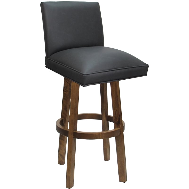 Pemberly Row Swivel Wood Extra Tall Stool 34