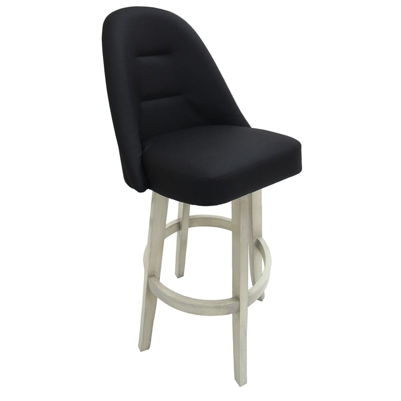 Pemberly Row Swivel Wood Bar Stool 34