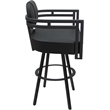 Pemberly Row Swivel Metal Bar Stool 30