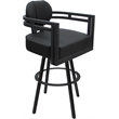 Pemberly Row Swivel Metal Bar Stool 30