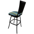 Pemberly Row Outdoor Swivel Bar Stool 30