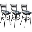 Pemberly Row Set of 3 Swivel Counter Stools 26