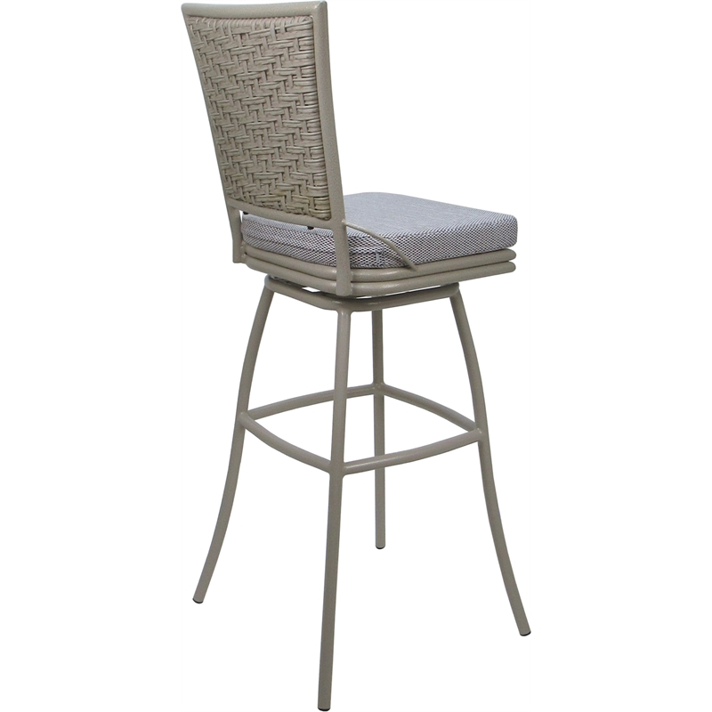 Pemberly Row Outdoor/Indoor Extra Tall Swivel Stool 34
