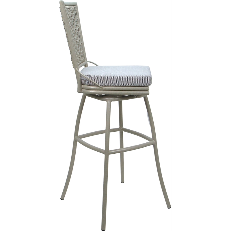 Pemberly Row Outdoor/Indoor Extra Tall Swivel Stool 34