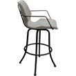 Pemberly Row Swivel Metal Extra Tall Stool 34