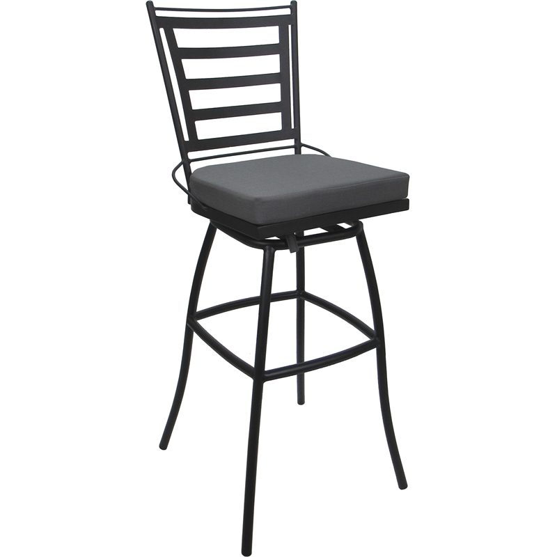 Pemberly Row Outdoor/Indoor Metal Bar Stool 30
