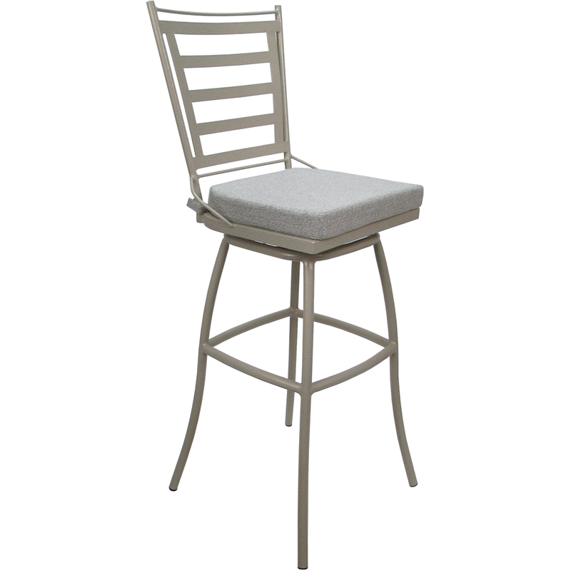 Pemberly Row Outdoor/Indoor Extra Tall Bar Stool 34