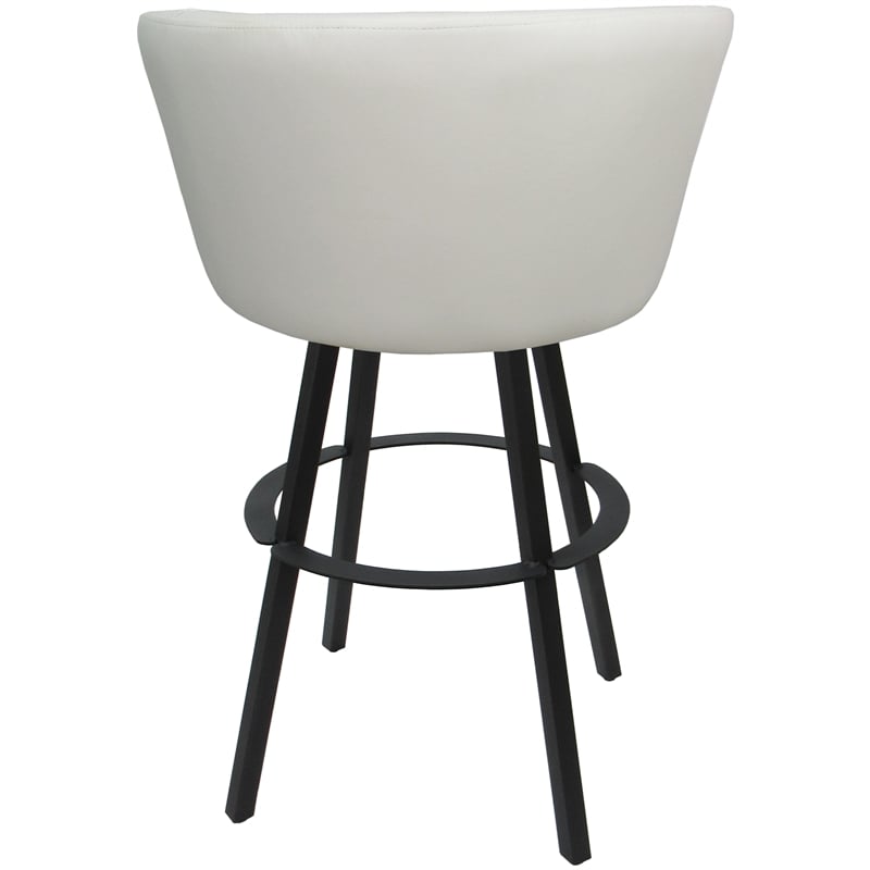 Pemberly Row Swivel Metal Bar Stool 30
