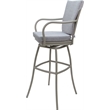 Pemberly Row Outdoor/Indoor Swivel Extra Tall Stool 34