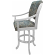 Pemberly Row Wood Swivel Bar Stool 30