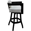 Pemberly Row Swivel Wood Bar Stool 30