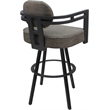 Pemberly Row Swivel Metal Stool 34