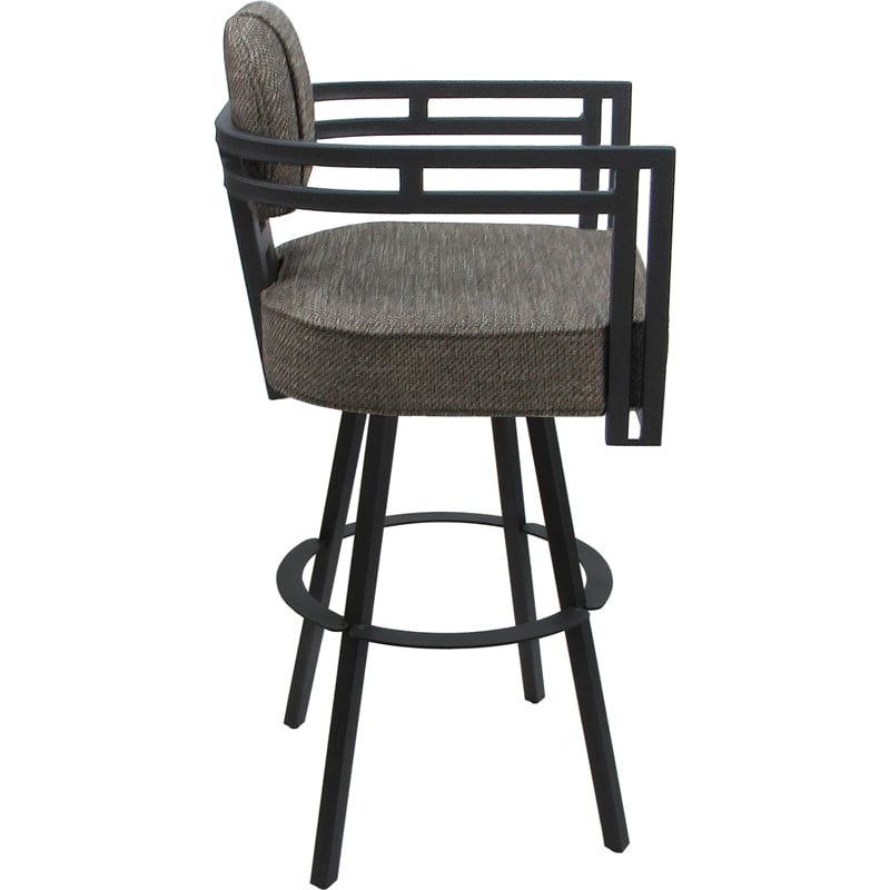 Pemberly Row Swivel Metal Stool 34
