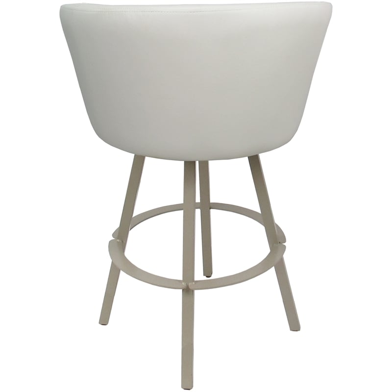 Pemberly Row Swivel Metal Bar Stool 30