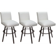 Pemberly Row Set of 3 Swivel Counter Stools 26