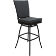 Pemberly Row Outdoor/Indoor Swivel Bar Stool 30