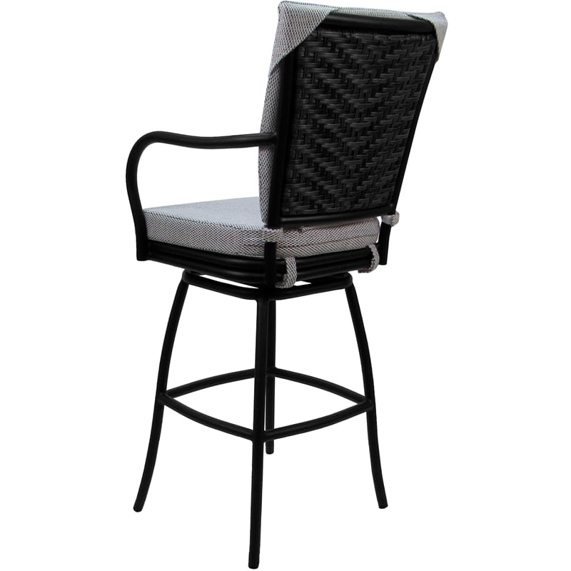 Pemberly Row Outdoor/Indoor Swivel Counter Stool 26