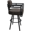 Pemberly Row Swivel Metal Bar Stool 30