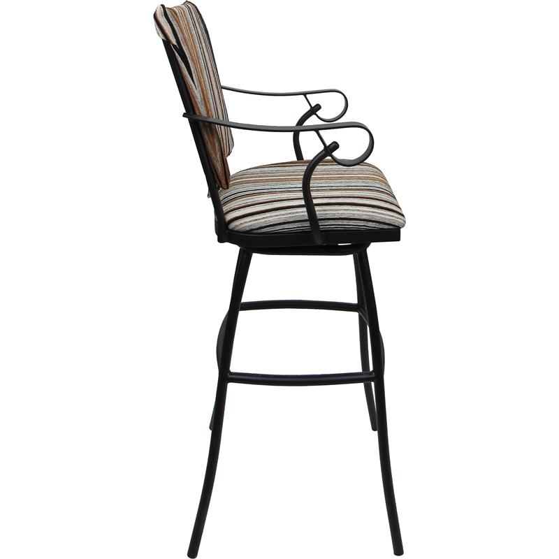 Pemberly Row Aluminum Extra Tall Stool 34
