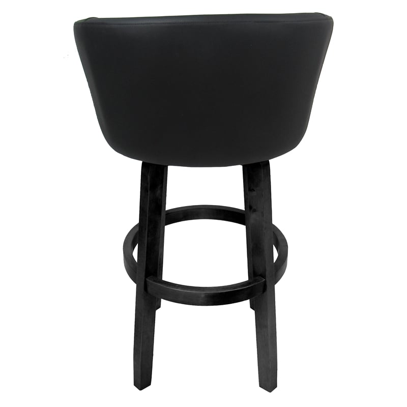Pemberly Row Swivel Wood Bar Stool 30