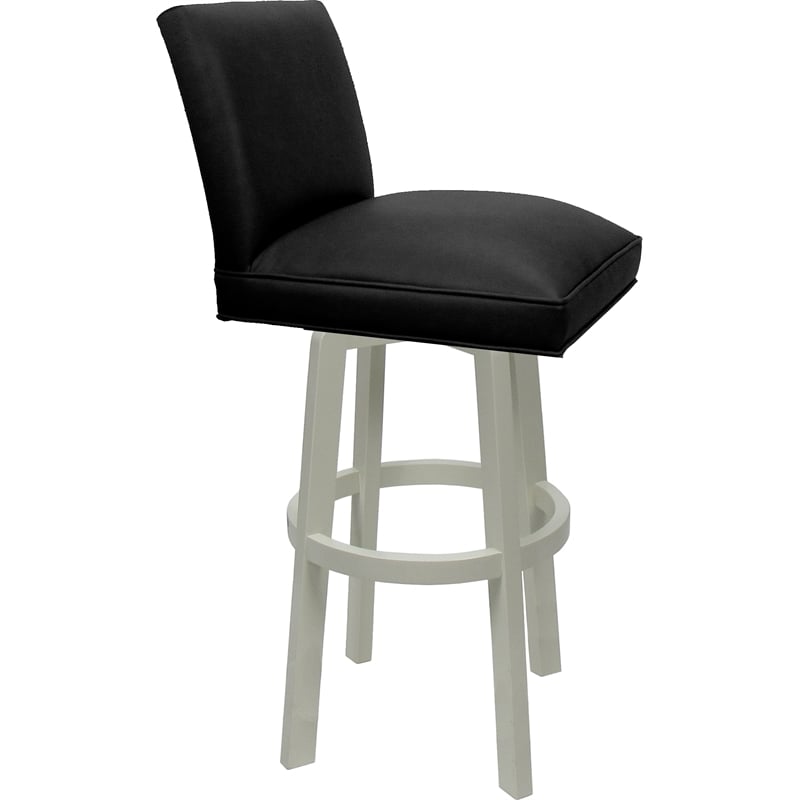 Pemberly Row Swivel Wood Counter Stool 26