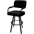 Pemberly Row Swivel Metal Bar Stool 30