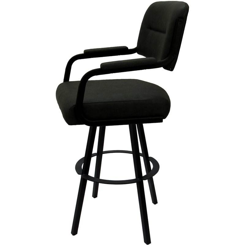 Pemberly Row Swivel Counter Metal Bar Stool 26