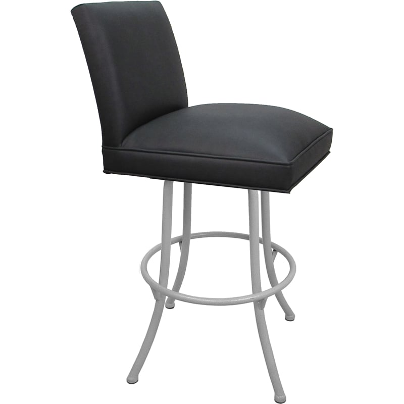 Pemberly Row Set of 3 Swivel Metal Bar Stools 30