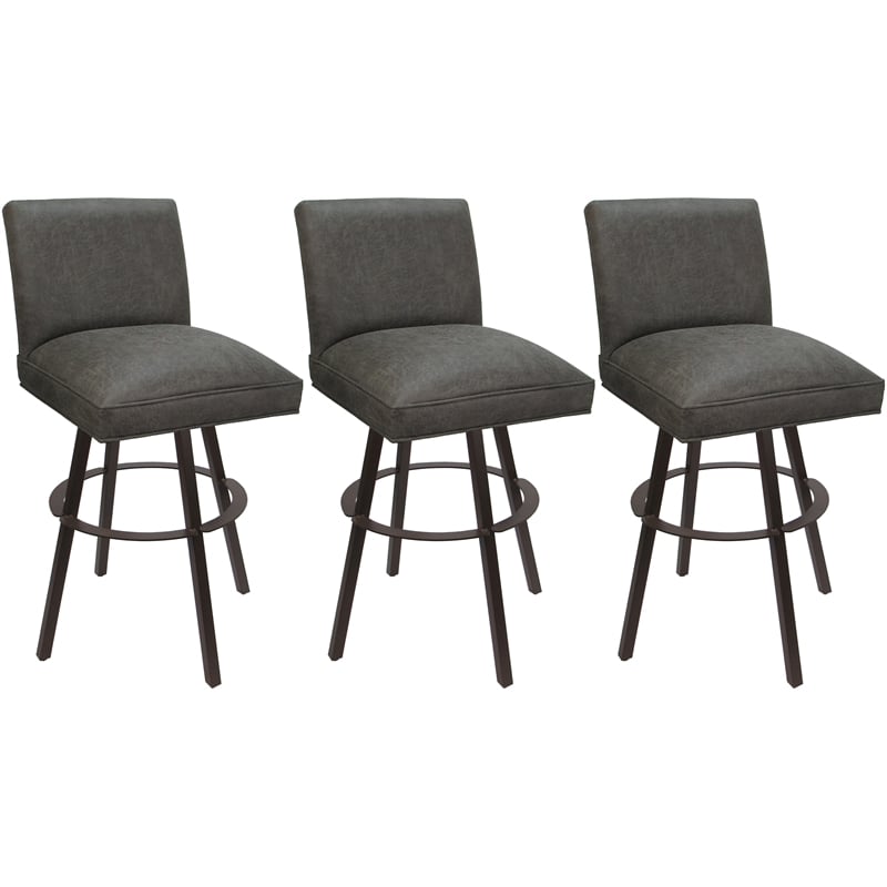 Pemberly Row 3Pc Swivel Counter Stools 26