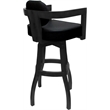 Pemberly Row Swivel Wood Extra Tall Bar Stool 34