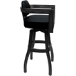 Pemberly Row Swivel Wood Extra Tall Bar Stool 34